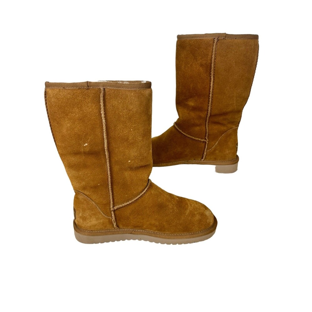 Koolaburra by UGG Women's Pull On Chestnut Suede/Sheepskin Size 7‎
